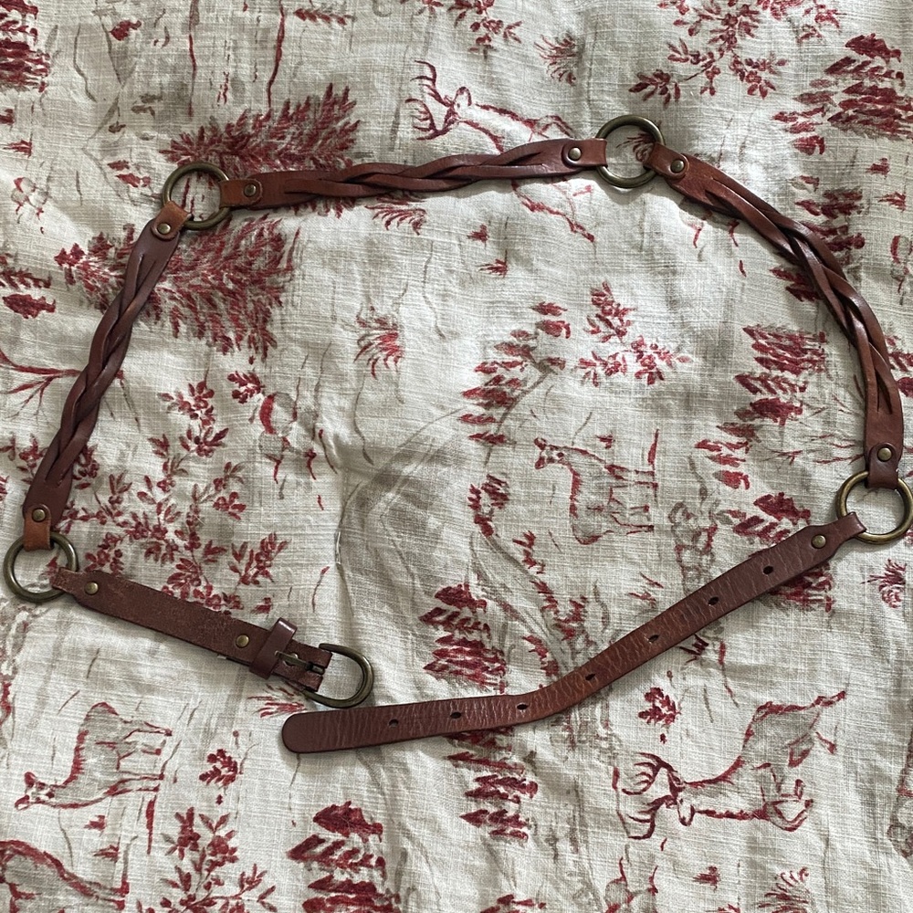 Vintage America Eagle Leather Belt